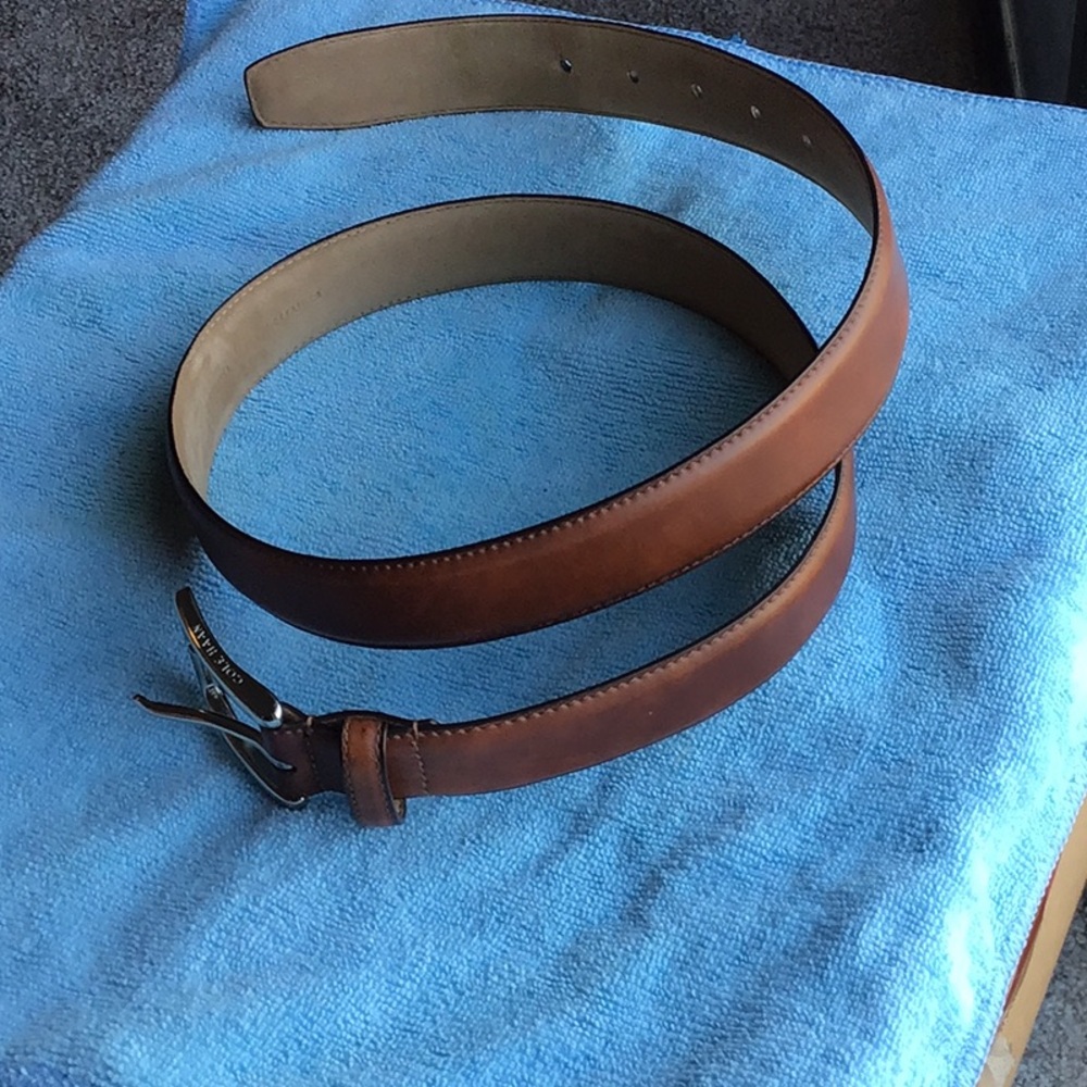 Cole Haan used 34/W leather belt no outstanding issues noticed
